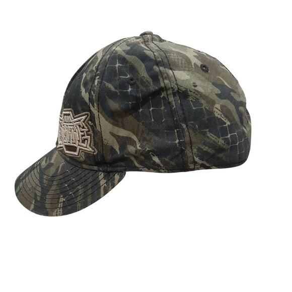 MMA Elite Camo Baseball Hat Embroidered Logo Cotton Size large - Picture 5 of 7